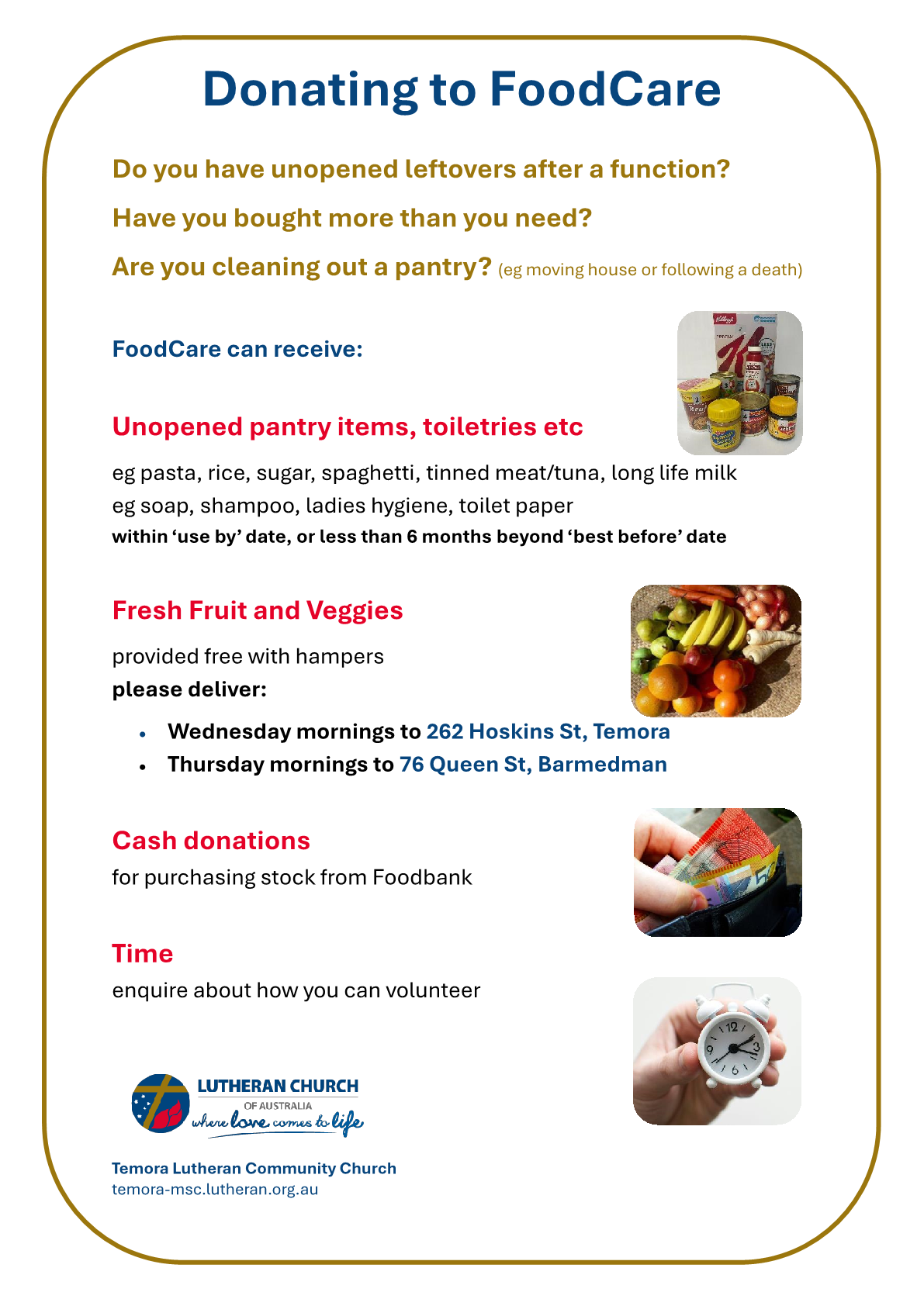 Donating to FoodCare1