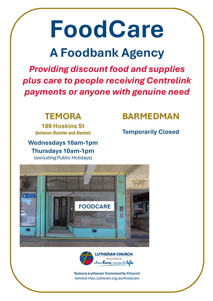 FoodCare Location and Times